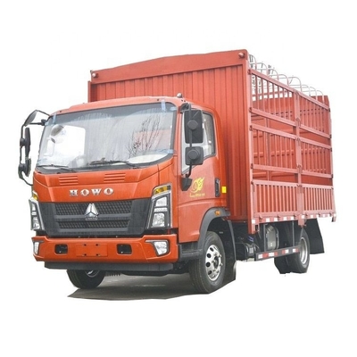 Cargo Tank Afmetingen 4,15*2,45*2,3m Zware vrachtwagen HOWO Wang 4X2 160 pk Raster lichte vrachtwagen