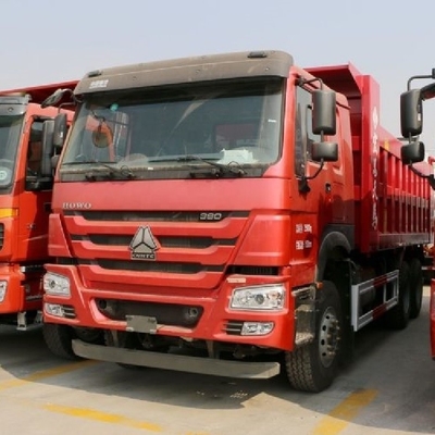 6x4 380 pk HOWO Dump Truck met 6m vracht tank en 2 passagiers op een budget-vriendelijke