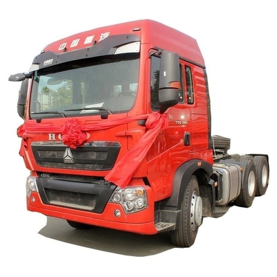 SINOTRUCK HOWO T5G Zware vrachtwagen 340 pk 6x4 trekker vrachtwagens voor warm gebruikte boetiekwagens