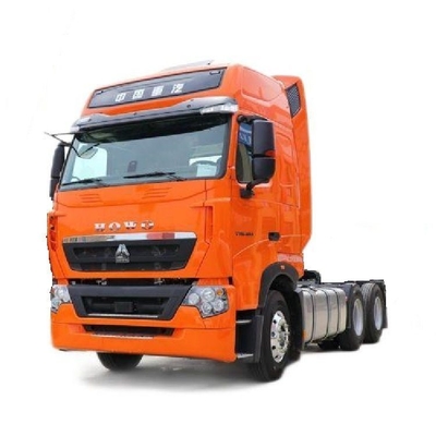 Gebruikte HOWO-T7H zware vrachtwagen met 400 pk en handgeschakelde transmissie
