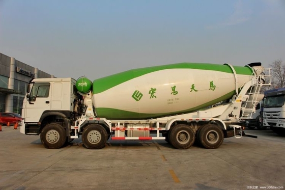 9.726L motor capaciteit Nationale zware vrachtwagen HOWO 8X4 Betonmixer Truck voor uw