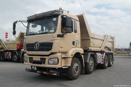 Shacman Delong M3000 8X4 5.8m Dump Trucks met 5.6*2.3*0.9m Cargo Tank Dimensie