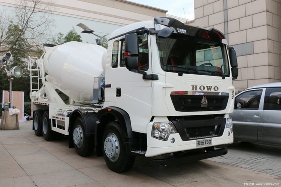HOWO T5G 340HP 8X4 vierkant betonmengtruck met Euro 2/3/4/5 emissie standaard