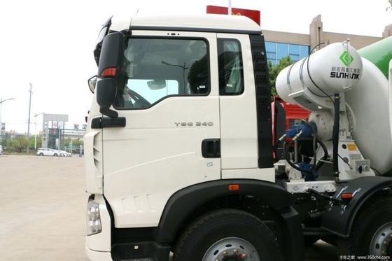 Gebouwmaterialen winkels Gebruikte SinotruK HOWO T5G 340HP 8X4 7.37 Vierkant Betonmixer Truck