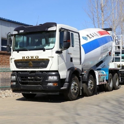 7.98 Vierkant Betonmixer Truck met 6x4 8x4 Chassis Sinotruk HOWO TX 350 pk Dieselbrandstof