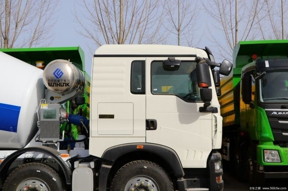 7.98 Vierkant Betonmixer Truck met 6x4 8x4 Chassis Sinotruk HOWO TX 350 pk Dieselbrandstof
