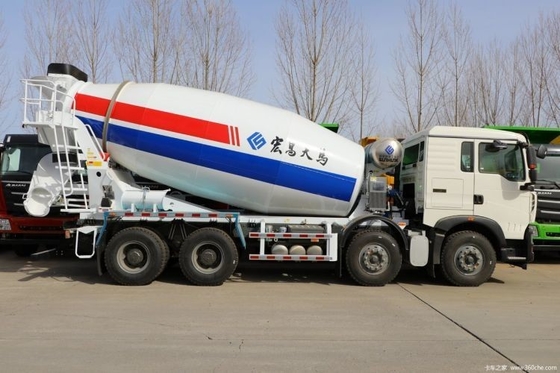7.98 Vierkant Betonmixer Truck met 6x4 8x4 Chassis Sinotruk HOWO TX 350 pk Dieselbrandstof