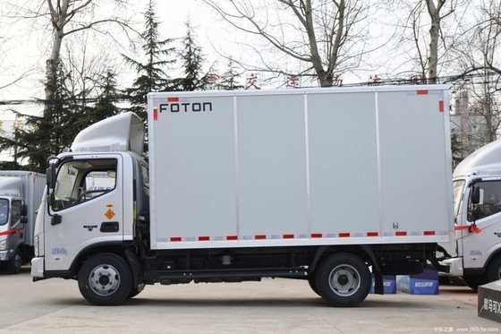 Beiqi Foton 158HP 4X2 4,14m Single-Row Light Van Truck Stock Hot Fukuda Omark S1 Chang Ying Versie