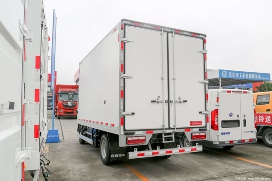 Elektrische vrachtvervoertruck minibus met een enkele rij met een brandstoftank van 100-200L