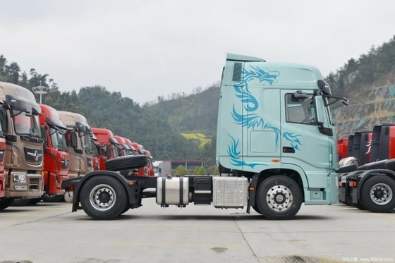 12 Voorwaarts schakelen Dongfeng Tianlong GX 4*2 6*4 Diesel tractie kop met 450 pk