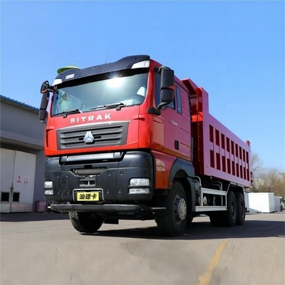 Marktsegment Dieselbrandstof Type Nationale zware vrachtwagen Shandeka SITRAK G7 6X4 Dump truck