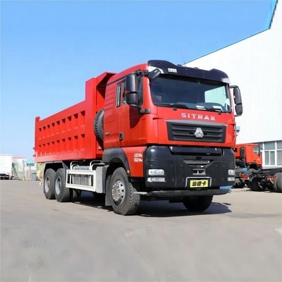 Nationale zware vrachtwagen Shandeka SITRAK G7 540 pk 8x4 6,5 meter Dump Truck voor de mijnbouw