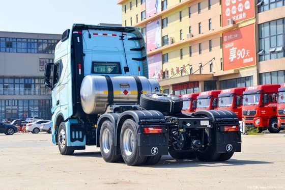 Shaanxi Qi Delong X6000 4*2 6*6 6*4 371 375 CNG-LNG-tractor met transmissie