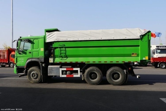 2 passagiers Nationale zware vrachtwagen HOWO 8x4 6x4 Dump Truck met ABS en 340 pk
