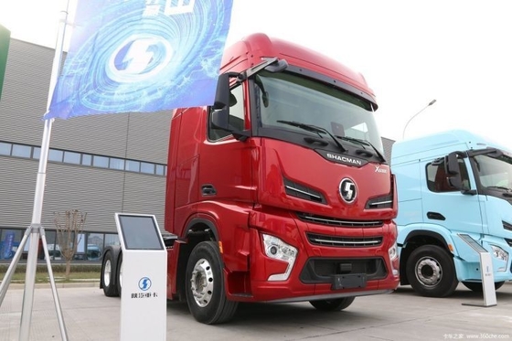 Tweedehands Shaanxi Qi Delong X6000 4*2 6*4 6*6 371 375 CNG LNG sleepwagen voor lading