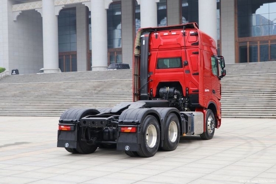 Shaanxi Qi Delong X6000 6X4 4X2 6X2 CNG LNG-tractor met ABS en normale snelheidsregeling