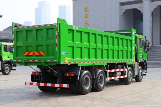 Shaanxi Auto Delong X3000 460HP 8X4 6X4 Dump Truck met afmetingen 10.95x2.55x3.5