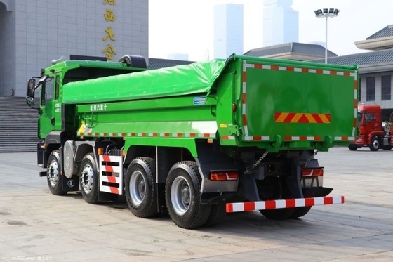 Shaanxi auto zware vrachtwagen gebruikt Delong M3000S 350 pk 8X4 6x4 371 375hp dump truck