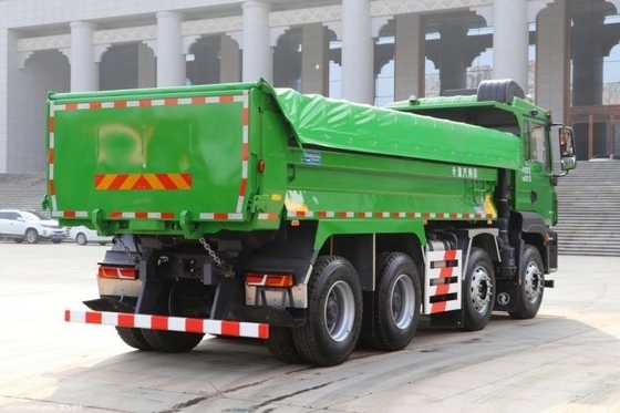 Shaanxi auto zware vrachtwagen gebruikt Delong M3000S 350 pk 8X4 6x4 371 375hp dump truck