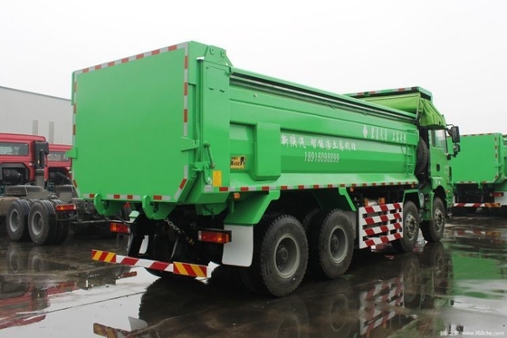 Shaanxi zware Cardron X3000 460 pk 8X4 6X4 371hp 375hp dump truck Manuele venster