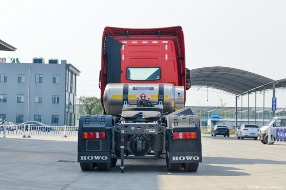 6 cilinders HOWO TH7 4*2 6*4 Traktor CHG LNG Truck Head voor gevaarlijke goederenvervoer