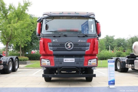 Shaanxi Qi Delong X3000 voorraad tweedehands 8X4 dump truck 8m vracht tank voor zware lading