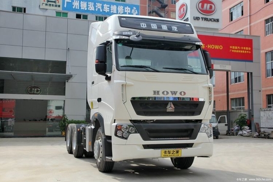 Euro 4 zware vrachtwagen Sinotruk HOWO T7H 480 pk 6X2 trekkracht vrachtwagen kop tegen een betaalbare prijs
