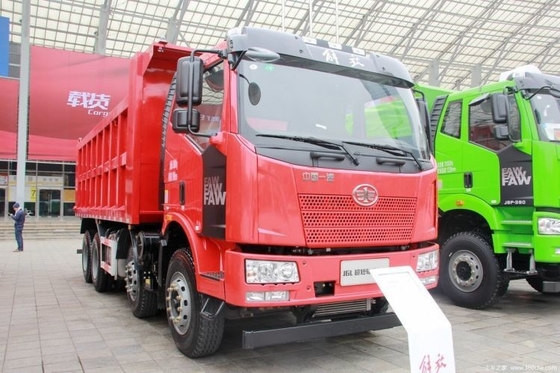 Hot FAW Jiefang J6L zware vrachtwagen 350 pk 8x4 6x4 375 pk dumptrack met 360° achtercamera