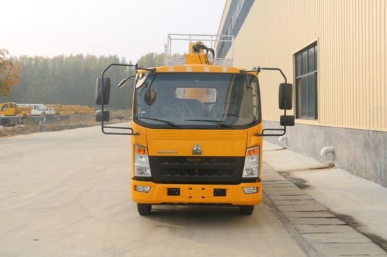 150 pk Tweedehands Boutique Howo 16m-30m Luchtwerktruck met Truck Crane