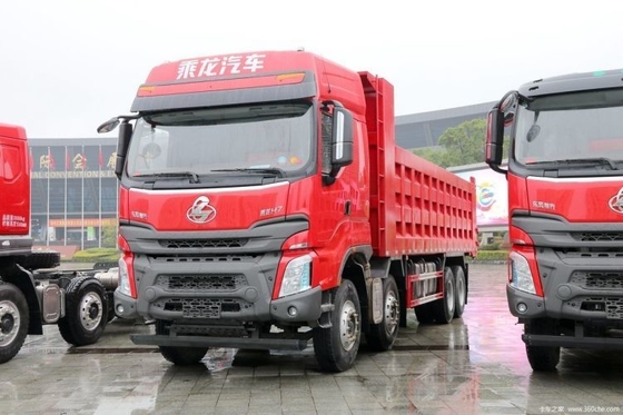 Tweedehands Dongfeng Liuqi Chenglong H70 8X4 375hp 8,6m Dump Truck met gecombineerde kracht