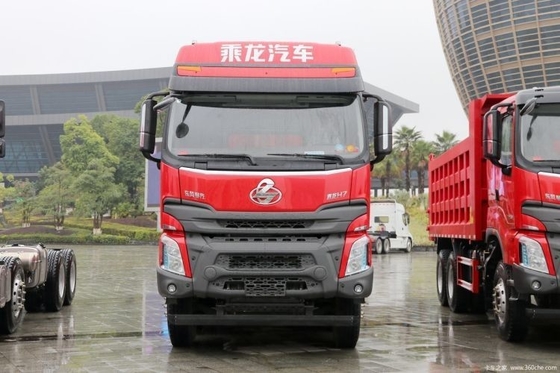 Tweedehands Dongfeng Liuqi Chenglong H70 8X4 375hp 8,6m Dump Truck met gecombineerde kracht