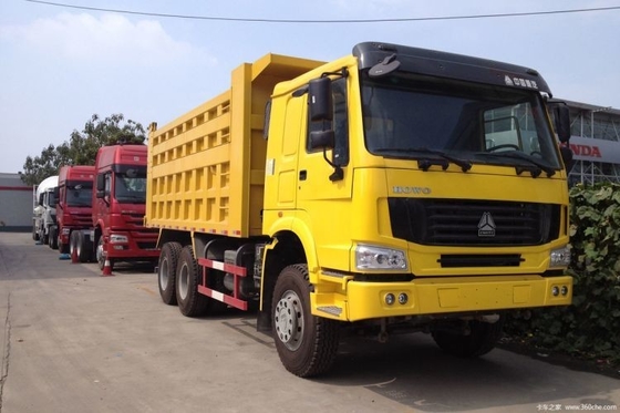 Nationale zware vrachtwagen HOWO 6X4 336 pk Dumptruck voor 21-30T lading en 2 passagiers