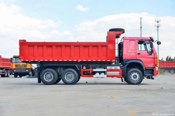 Nationale zware vrachtwagen 400 pk 6x4 HOWo V7 dumptruck met 8,575x2,55x3,45 afmetingen
