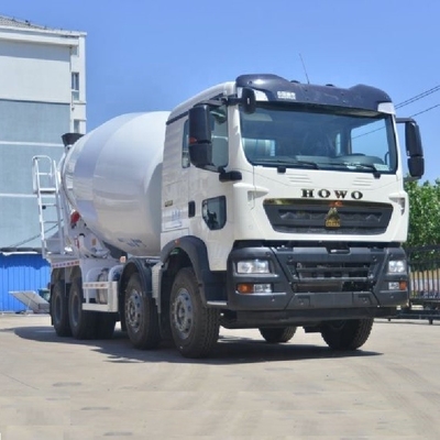 14000 kg Populaire SinotruK HOWO TX 340 pk 8X4 7.5 Vierkant Betonmixer Truck