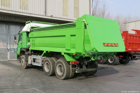 Nationale zware vrachtwagen HOWO 340 pk 6X4 371 375 pk 5.8m Milieudumptruck bij Attractive