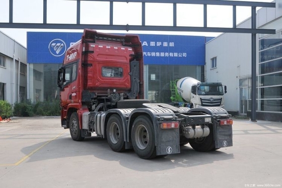440 pk Shaanxi Automobile X3000 6X4 trekkrachtwagen kop met ABS en ESC op een
