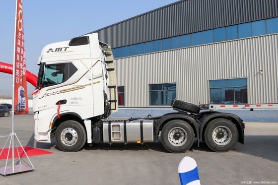 Shaanxi Automobile Heavy Cardron X6000 610 HP 6X4 LNG Tractor Truck Head met ABS bij een