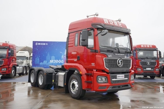 Shaanxi Automobile M3000S 6X4 Traction Truck hoofd 460 pk ESC ≥ 600 L brandstoftankcapaciteit