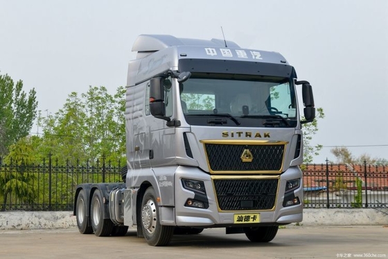 Sinotruk SITRAK C9H Zware vrachtwagen 570 pk 6X4 AMT Automatische tractie locomotief met lange