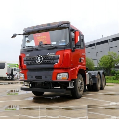 Shaanxi Heavy Cardron X3000 530 pk 6X4 trektruck Hoofd Flat Top voor transport