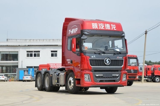 Gebruikte Delong X5000 460 pk Shacman Truck 6x4 Tractor Head voor logistiek transport