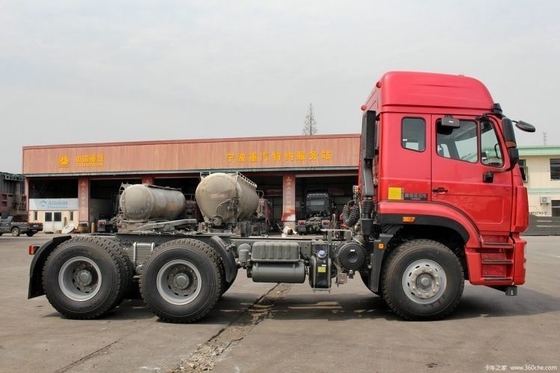 Euro 4 Hohan J7B zware vrachtwagen 380 pk 6X4 trekker hoofd vrachtwagen met 2 achterste versnellingsnummer