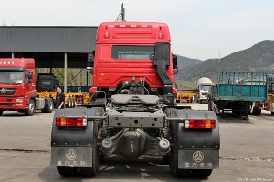 Euro 4 Hohan J7B zware vrachtwagen 380 pk 6X4 trekker hoofd vrachtwagen met 2 achterste versnellingsnummer
