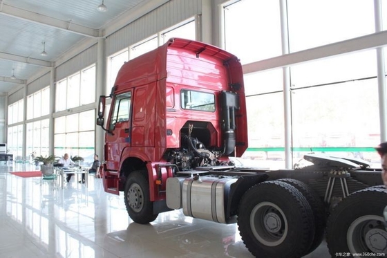 Warm zware vrachtwagen HOWO 6X4 trektruckkop met 336 pk Weichai WP12.430E201 motor
