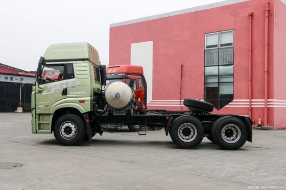 Qingdao Jiefang JH5 zware vrachtwagen 480 pk 6X4 LNG-tractoren met cruise control ACC