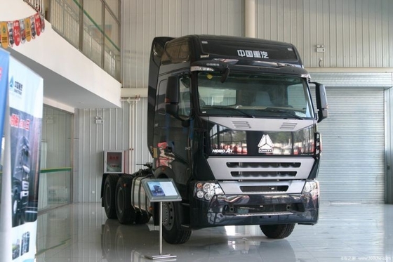 HOWO A7 serie zware vrachtwagen 320 pk 6x4 trekker vrachtwagens met automatische venster