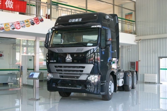 HOWO A7 serie zware vrachtwagen 320 pk 6x4 trekker vrachtwagens met automatische venster