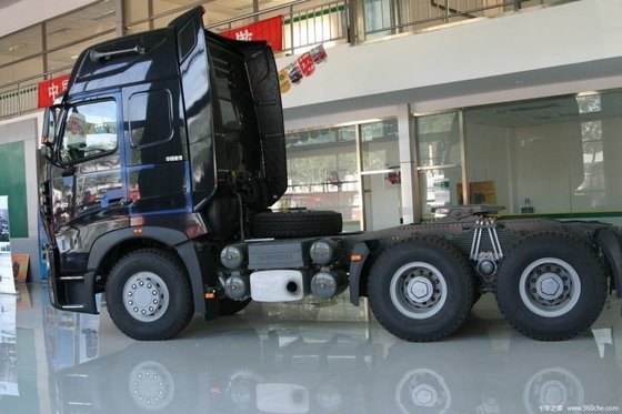 HOWO A7 serie zware vrachtwagen 320 pk 6x4 trekker vrachtwagens met automatische venster