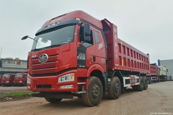 Verkoop Faw Jiefang J6P 460hp 8X4 8.2m Dump Trucks met handgeschakelde versnellingsbak en hoog koppel
