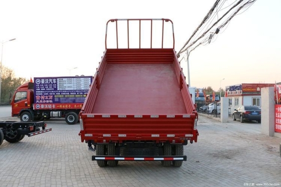 Boutique HOWO Humvee 129 pk 4X2 4,15 meter Dump Trucks met 100-200L brandstoftankcapaciteit